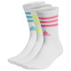 Adidas Κάλτσες 3-Stripes Cushioned Sportswear Crew Socks 3 pairs
